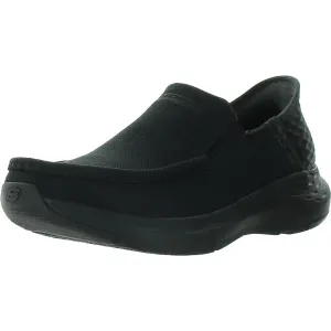 Ralven Mens Cushioned Footbed Man Made Slip-on Shoes