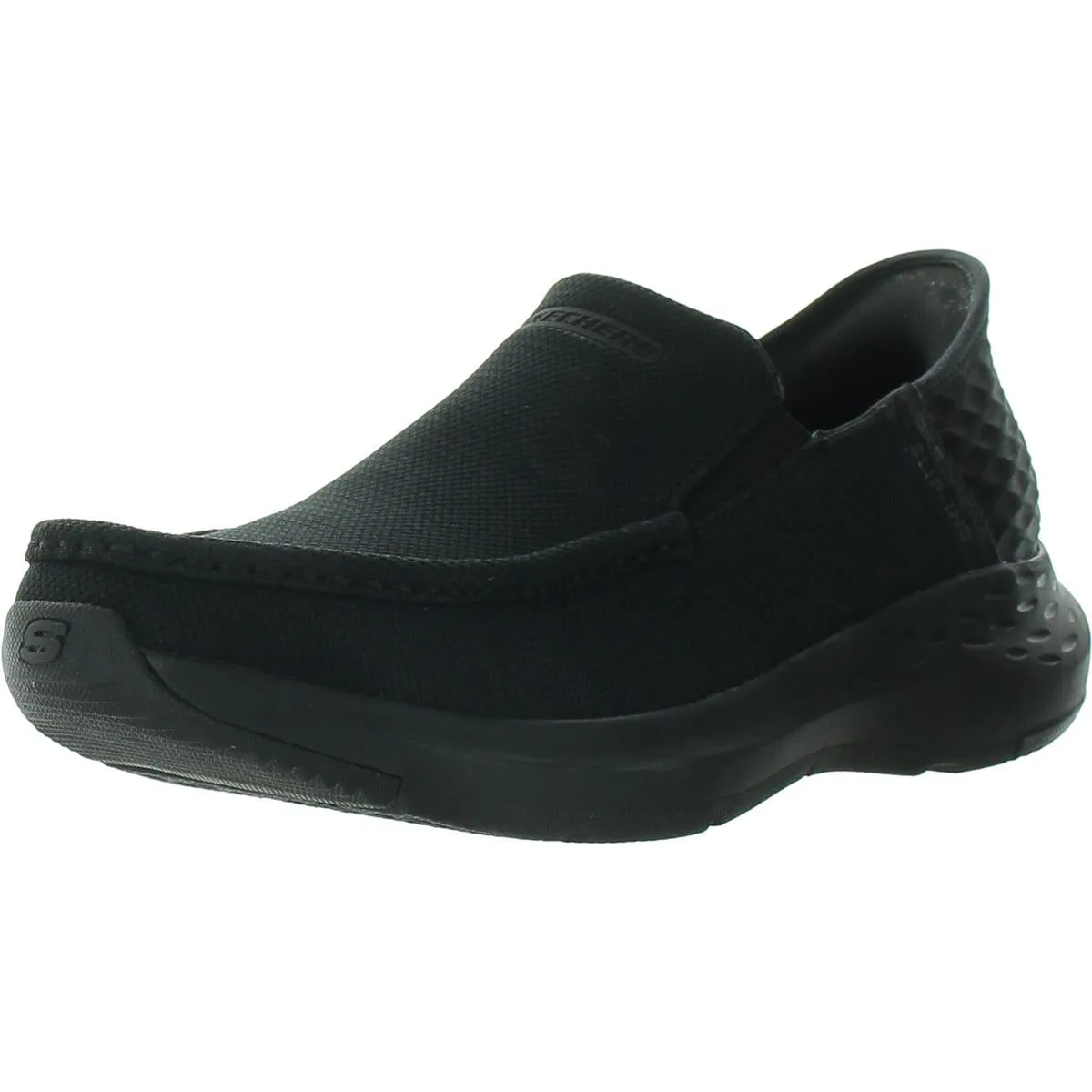 Ralven Mens Cushioned Footbed Man Made Slip-on Shoes