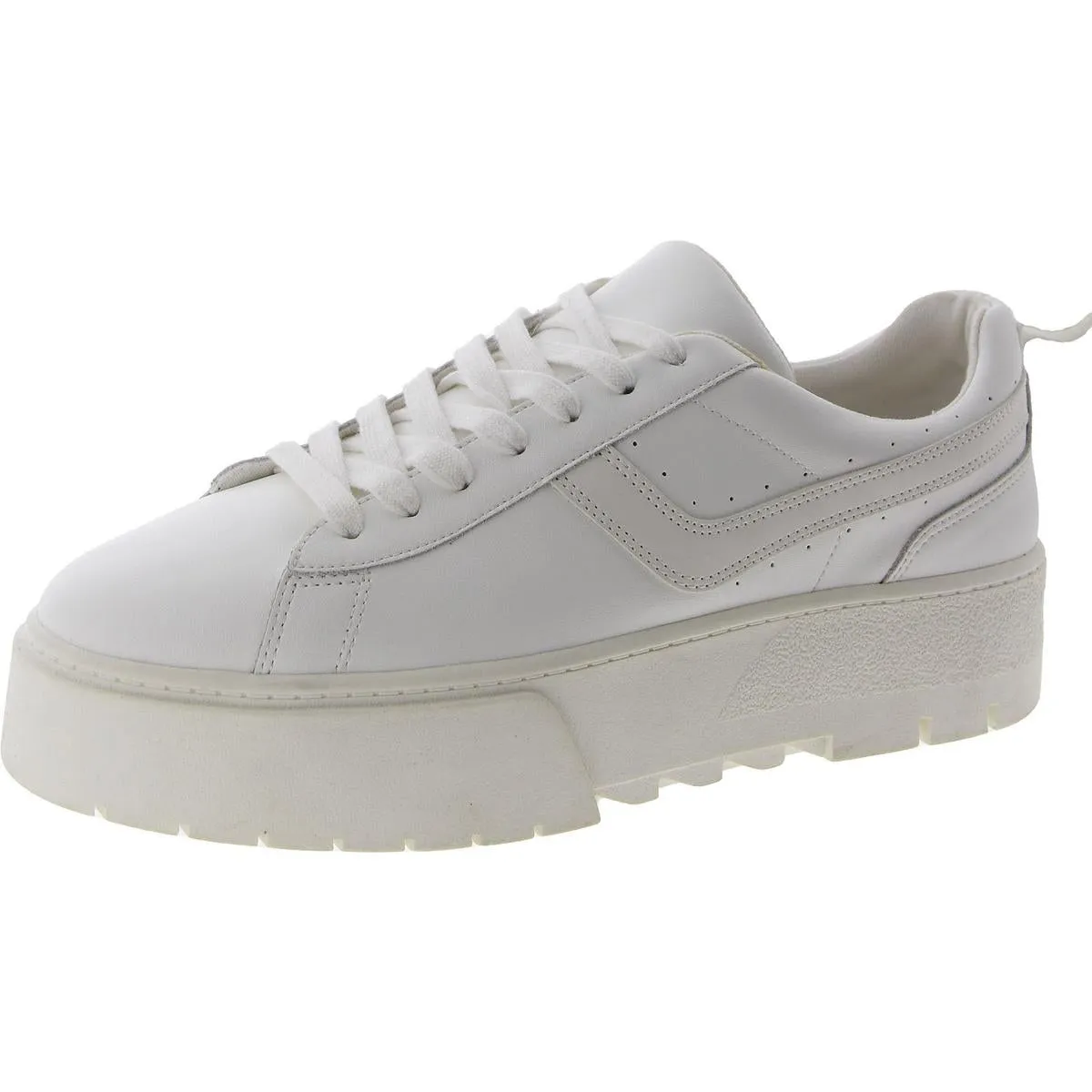 Rorri Womens Faux Leather Lifestyle Casual and Fashion Sneakers