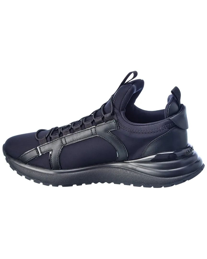 Salvatore Ferragamo Shiro Neoprene & Leather Sneaker