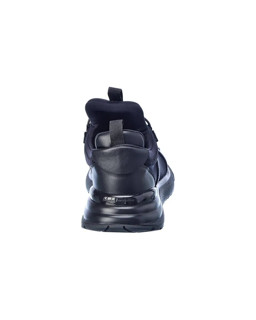 Salvatore Ferragamo Shiro Neoprene & Leather Sneaker