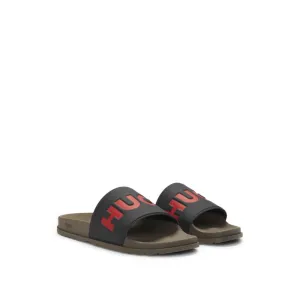 Slides with logo strap