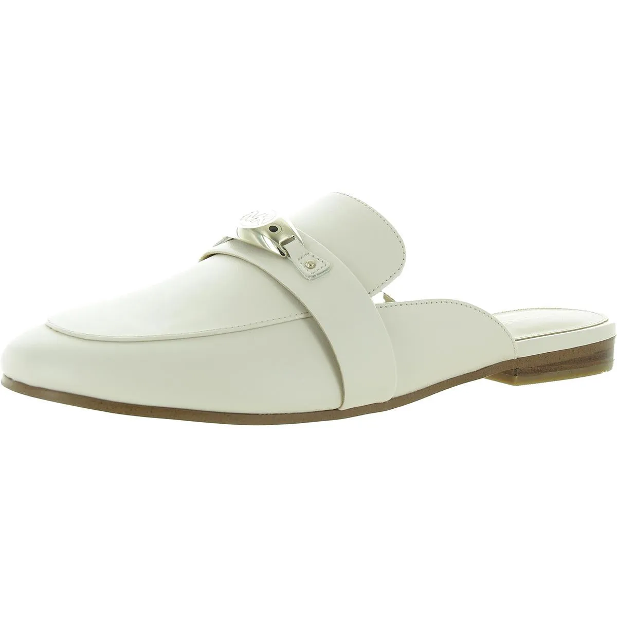 Tilly Womens Chain Leather Loafers