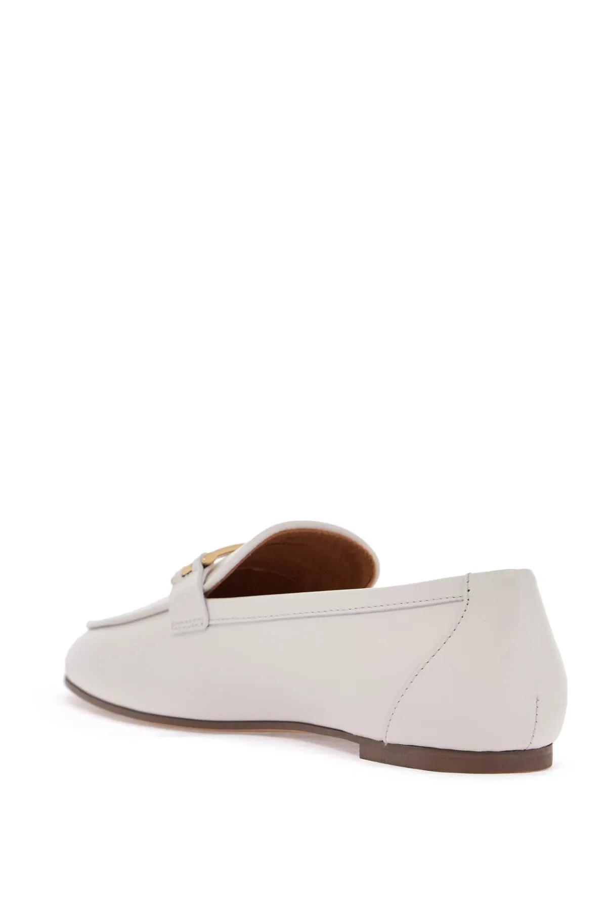 Tod's Women's  Calfskin Moccasin With  Bar And Velcro Closure