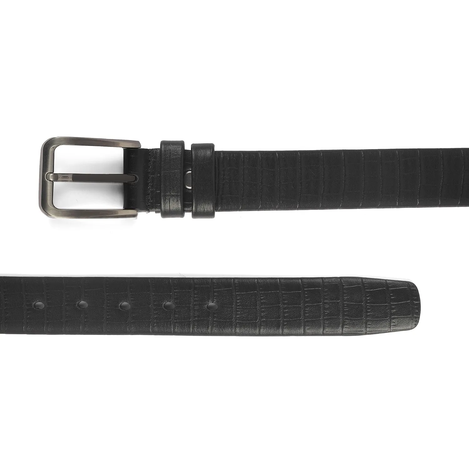 Tresmode Work Black Men's Leather Belt