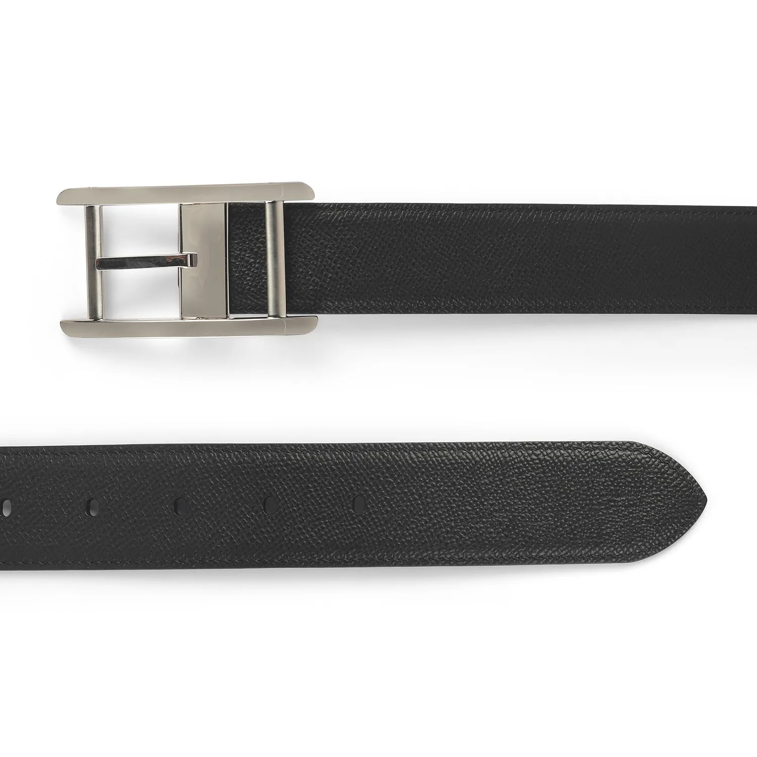 Tresmode Yor Black Men's Leather Belt