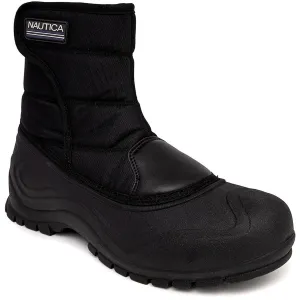 TYEE Mens Laceless Manmade Winter & Snow Boots