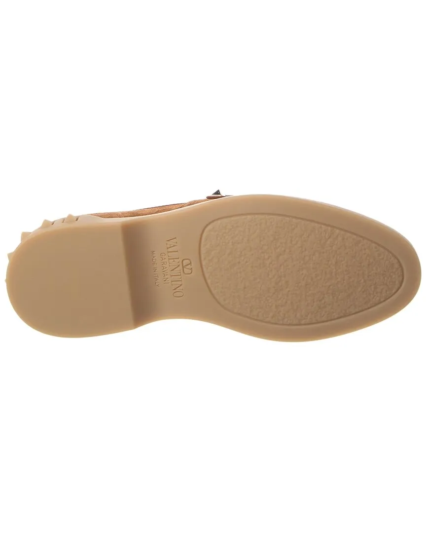 Valentino Leisure Flows Suede & Leather Loafer