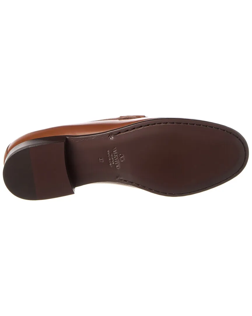 Valentino VLogo Leather Loafer