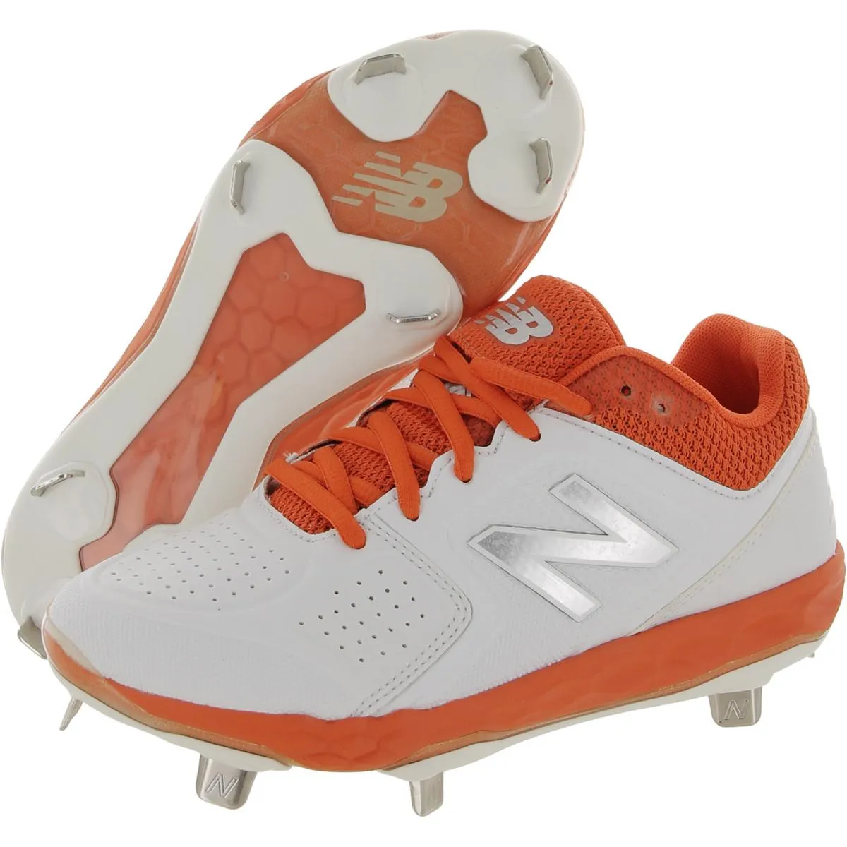 Velo 1 Womens Faux Leather Metal Cleats