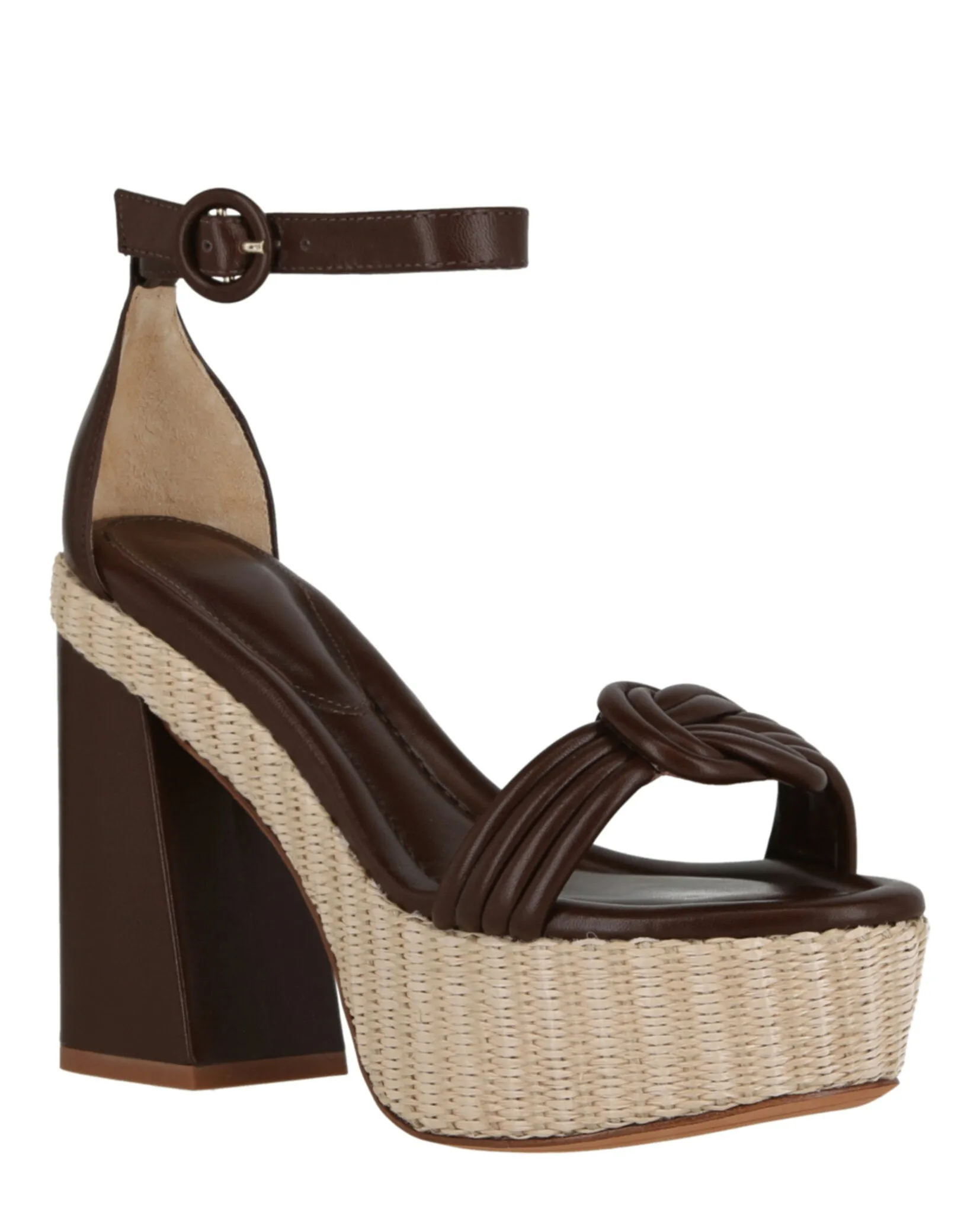 Vicky Ankle Wrap Platform Sandals