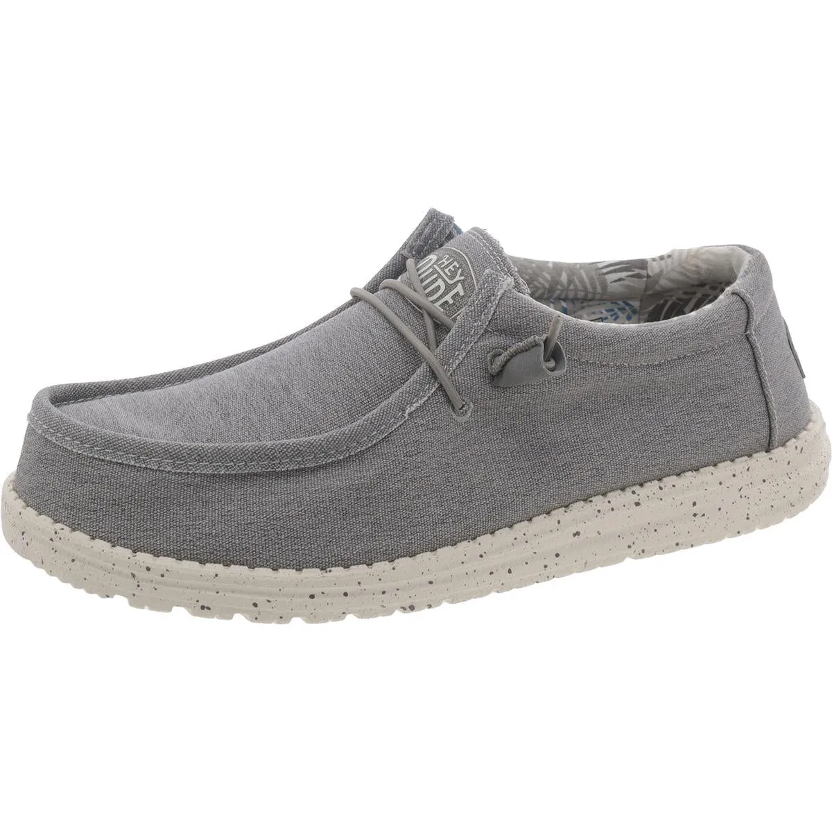 Wally Stretch Mens Leather Slip On Boat Shoes