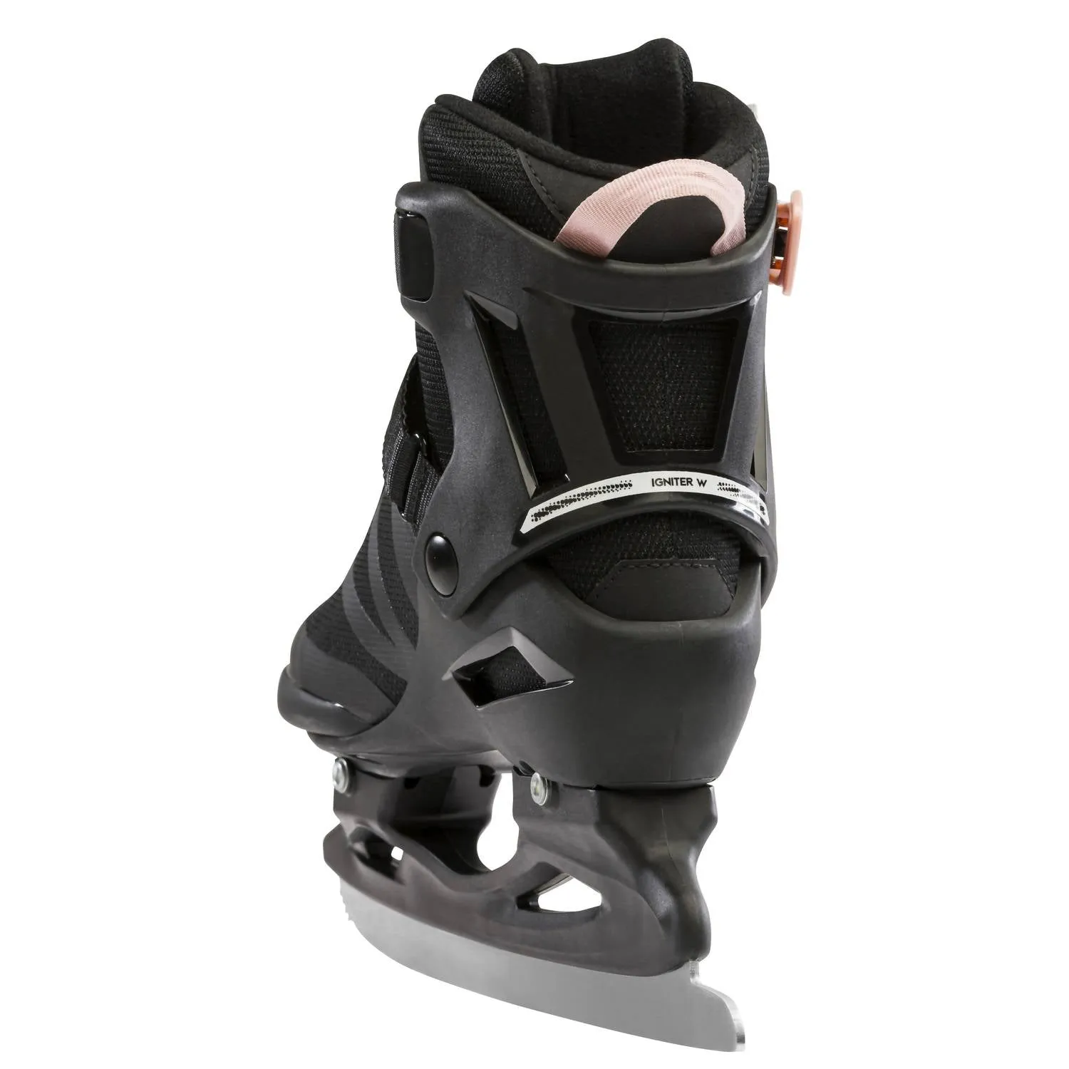 Women's Igniter Ice Skate In Black/rose Gold