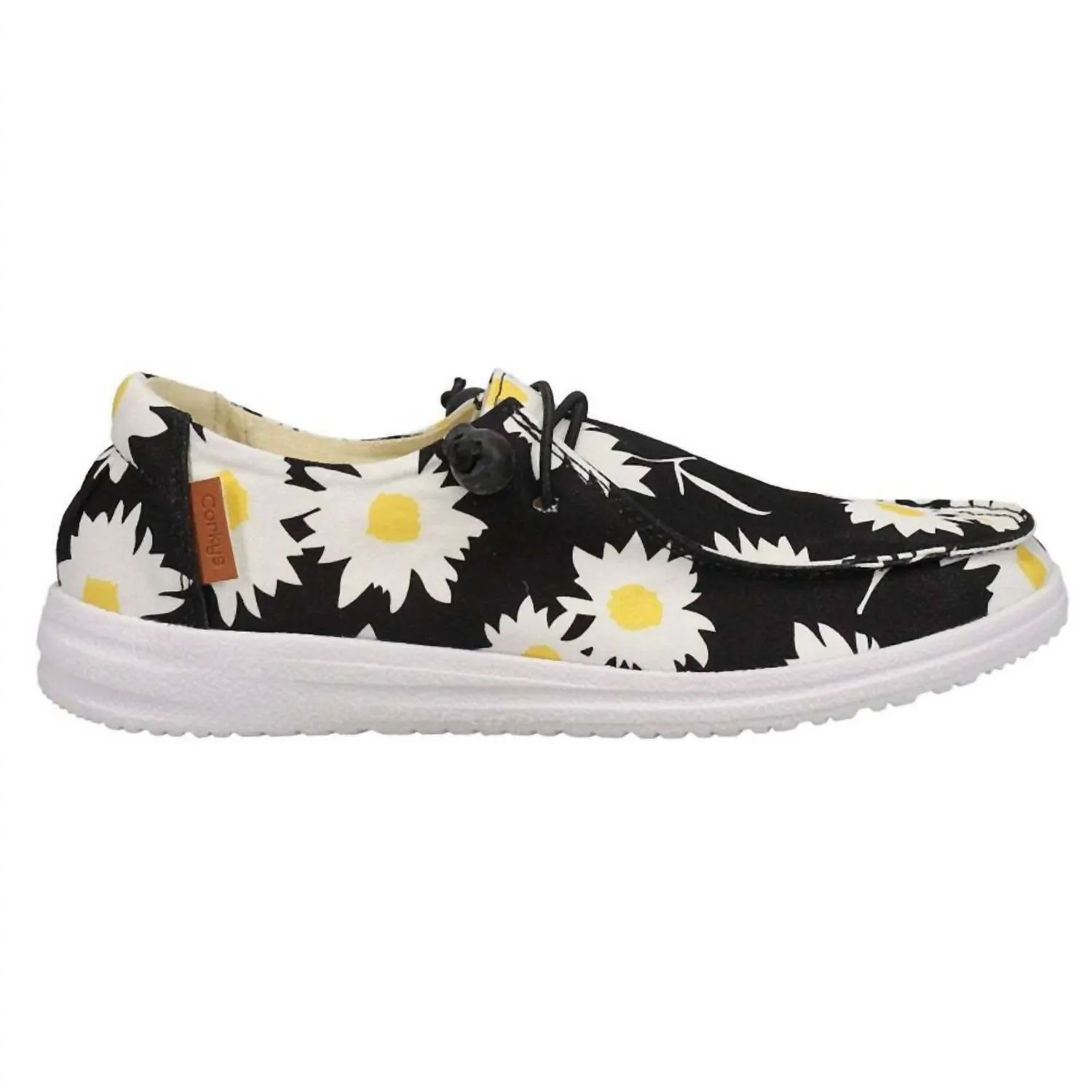 Women's Kayak Fashion Sneakers In Black/daisy