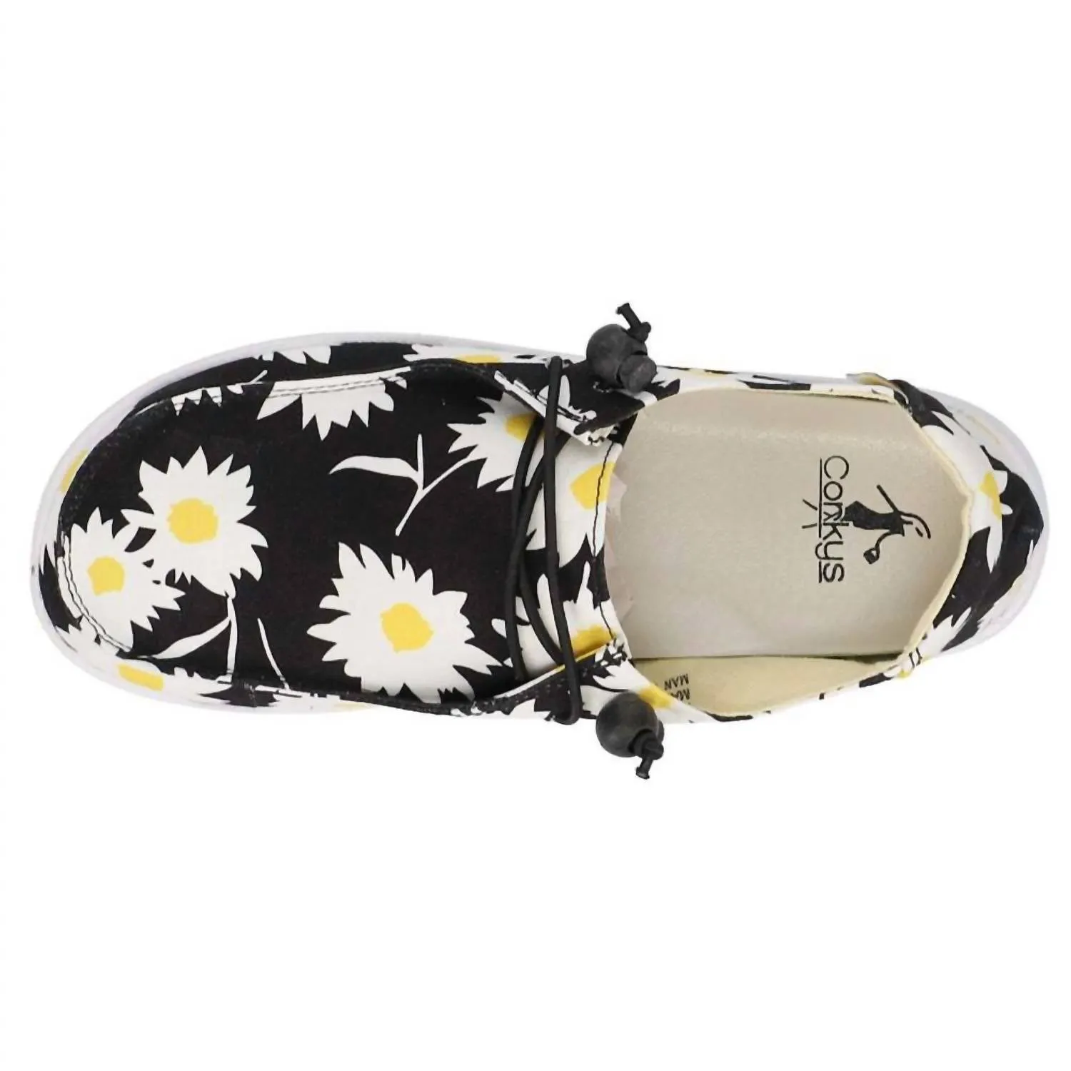 Women's Kayak Fashion Sneakers In Black/daisy