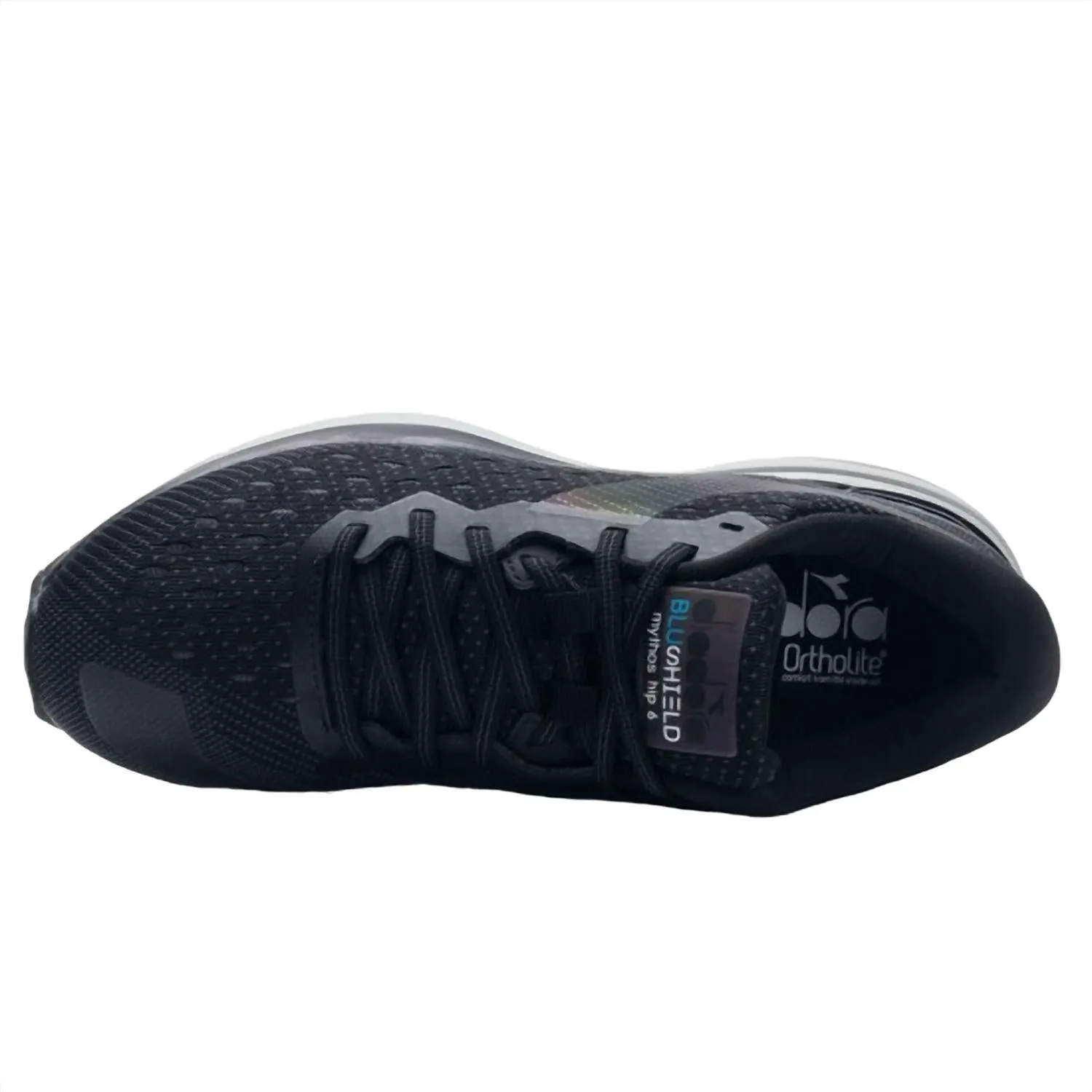 Women's Mythos Blushield Hip 6 Running Shoes In Black/silver