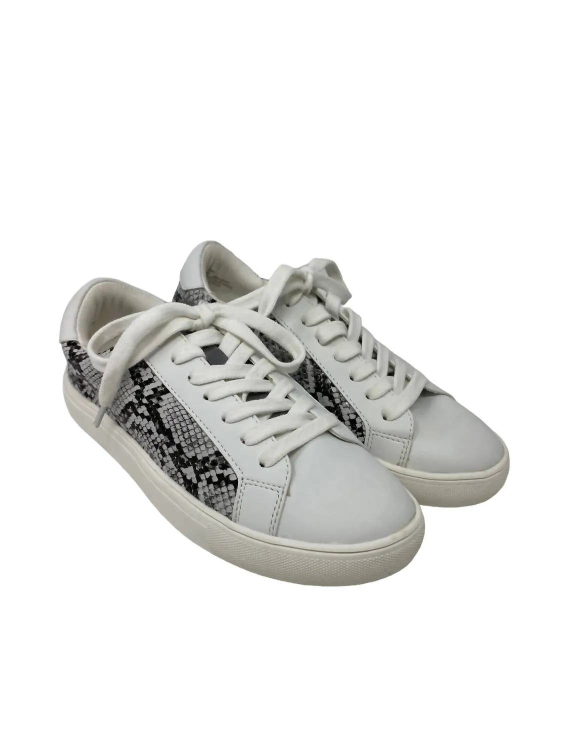 Women's Tara Sneakers In Black/white Snake