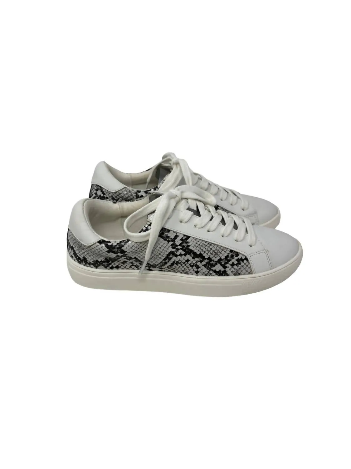Women's Tara Sneakers In Black/white Snake